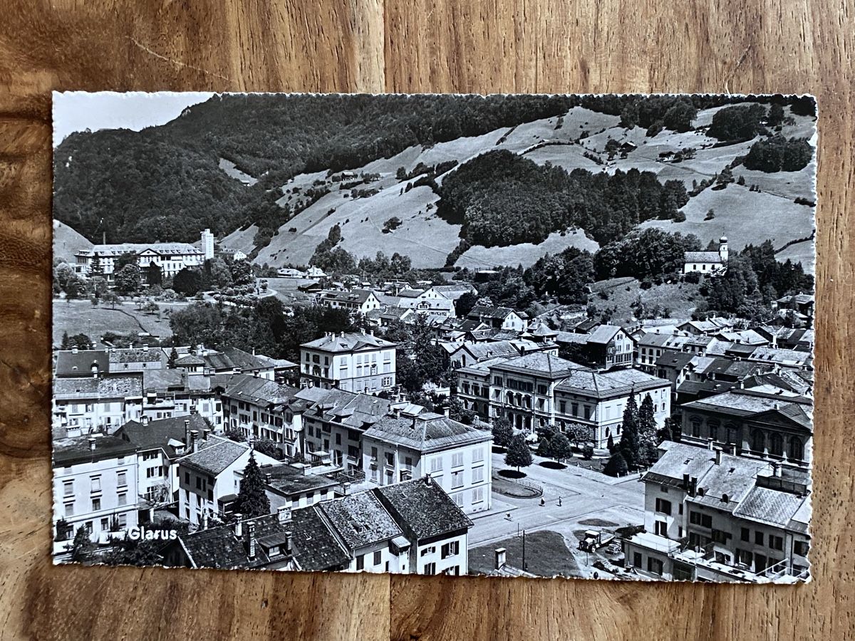 Cartes postales: Ansichtskarte Glarus Stadtansicht – D'occasion à Thörishaus par luc_nsv9