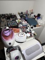 Crystal nails, brillbird, drill, dust collector