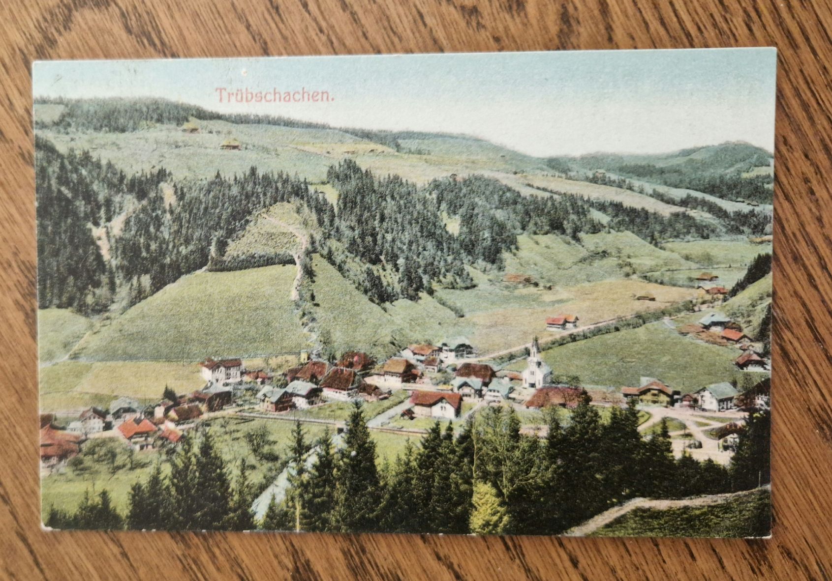 Cartoline postali: Trubschachen. Schützenbataillon 4 - IV Kp, Feldpost – Usato da Ebikon venduto da Donar50