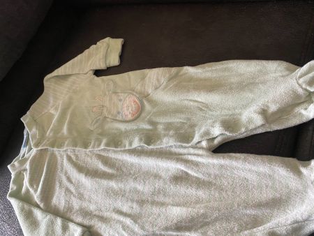 campus Strampler Grösse 68  mint/weiss