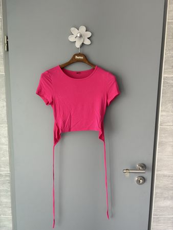 Top court rose femme taille S 