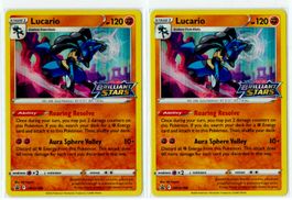 2 x Lucario Holo Stamped SWSH186