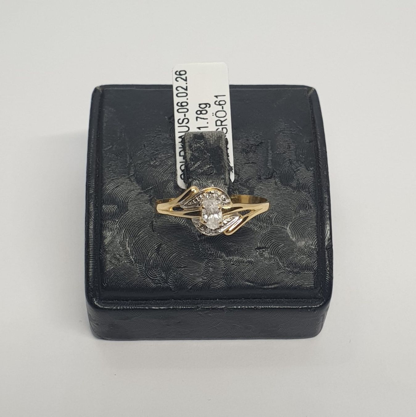 Anelli: Echt 18K Gold Ring – Usato da Luzern venduto da Goldhaus-Luzern