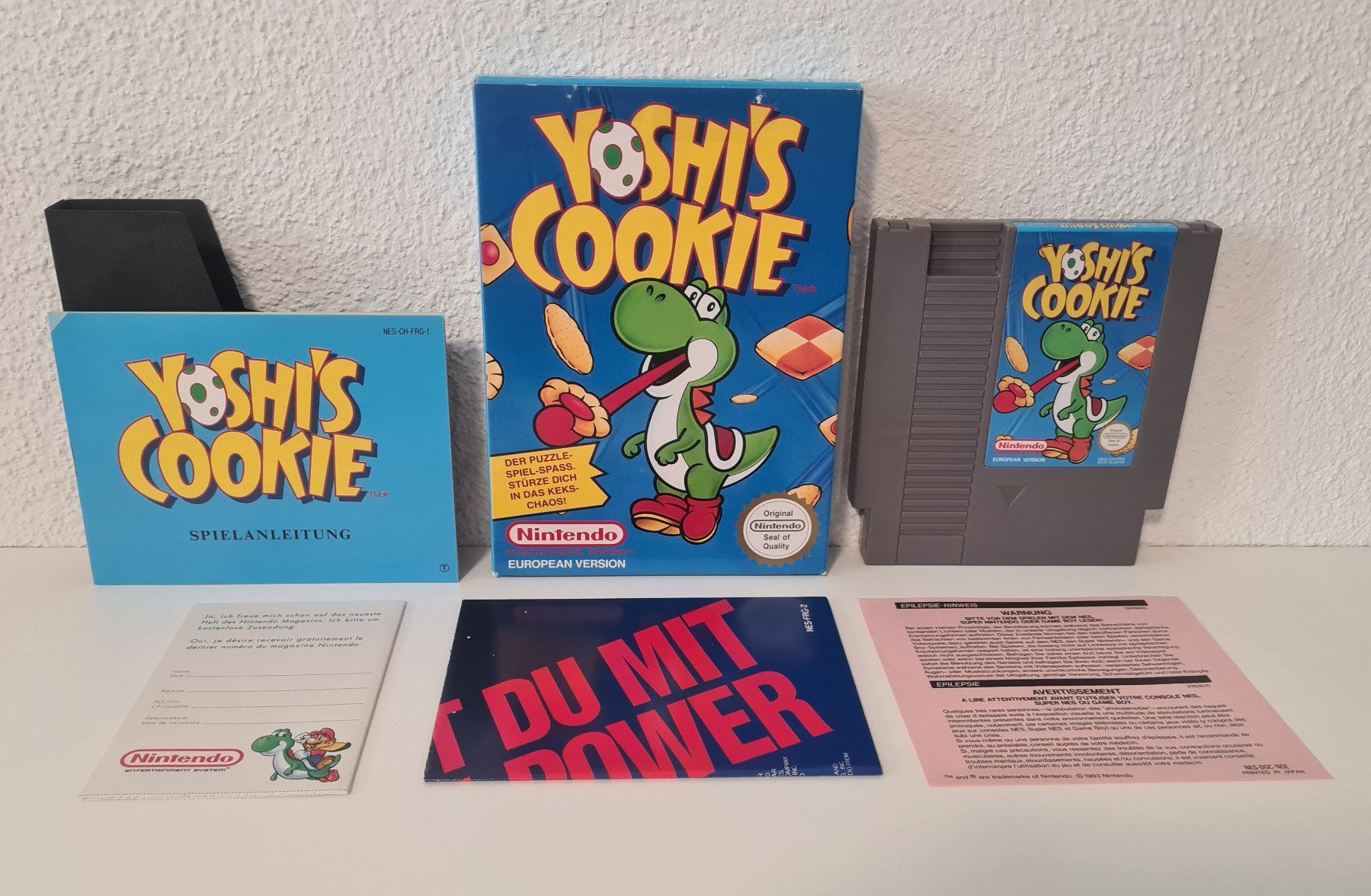 Nintendo Giochi: YOSHI'S COOKIE- CIB / Pal B Nintendo NES – Usato da Dübendorf venduto da digital_bath