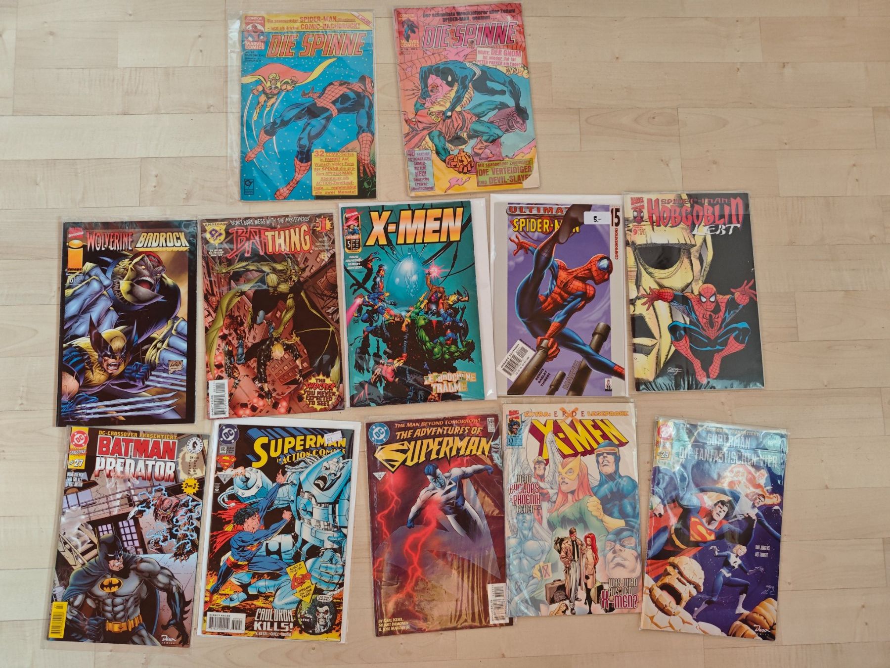 Comics: Comic Sammlung Marvel DC etc Konvolut 12 Hefte – Gebraucht aus Wolfwil von Rarak