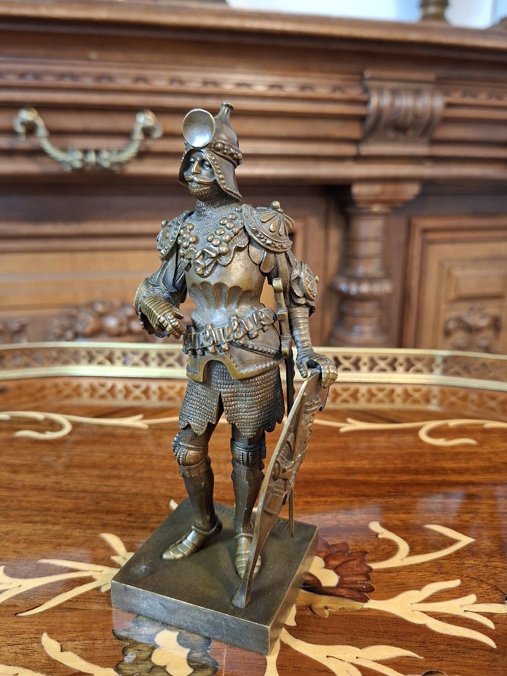 Skulpturen & Statuen: Bronze Figur Ritter Theodoric Peter Vischer  – Gebraucht aus Steffisburg von ZeitReise_
