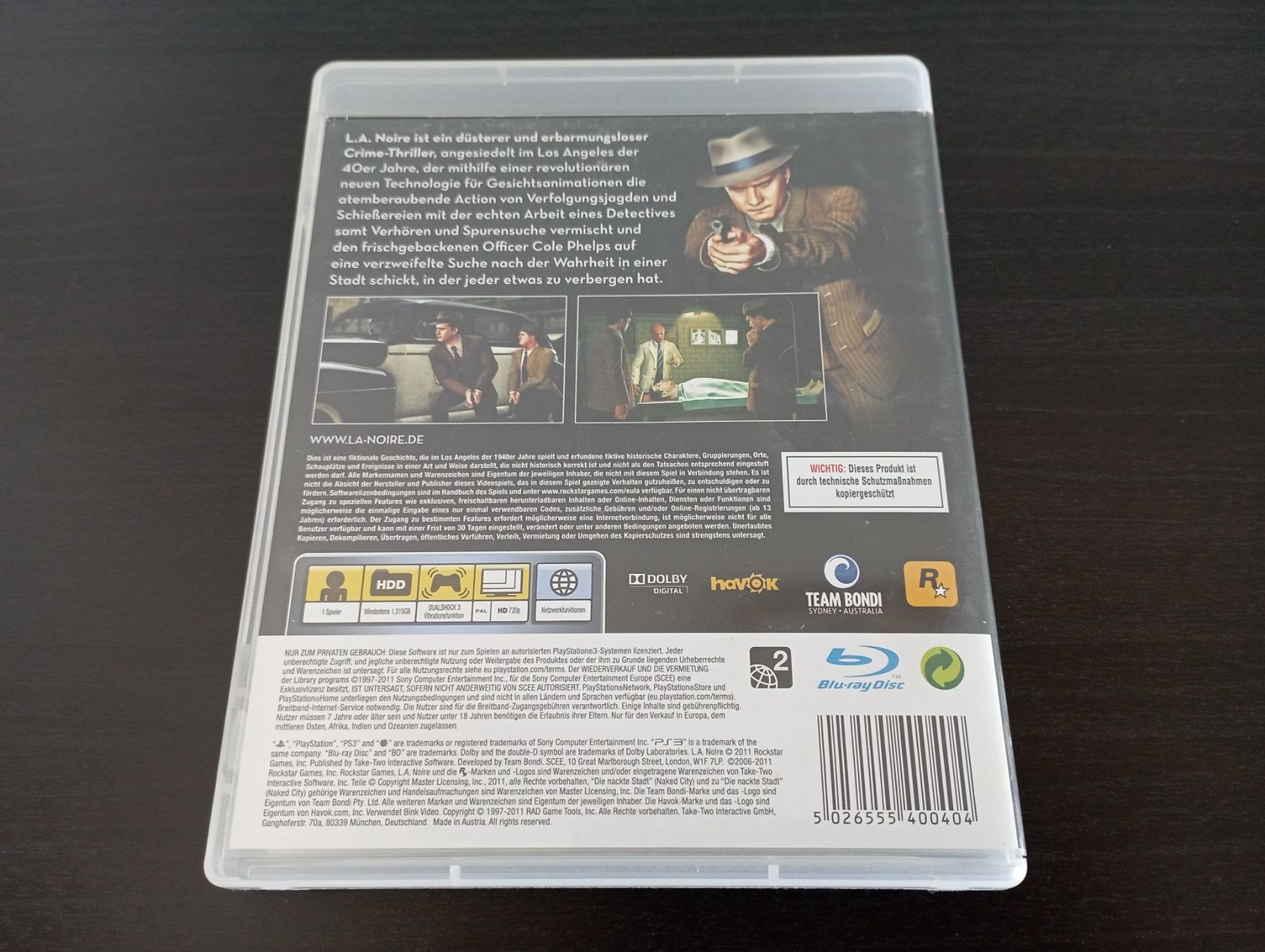 Sony Giochi: PS3 L. A. Noire – Usato da Allschwil venduto da pri_9lsr 2