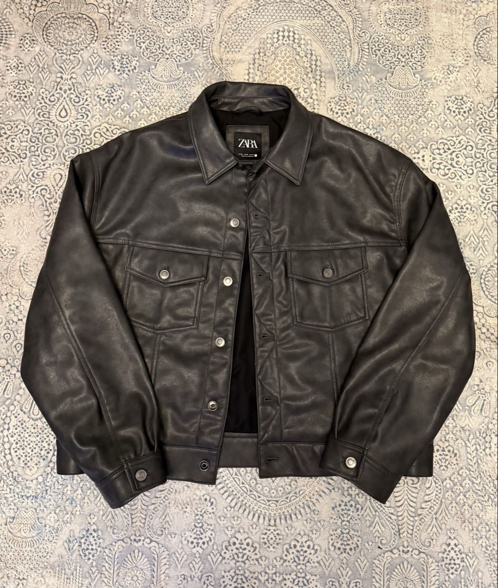 Zara Jacken: Cropped Leather Jacket – Neu (gemäss Beschreibung) aus basel von emr_yq5z 1