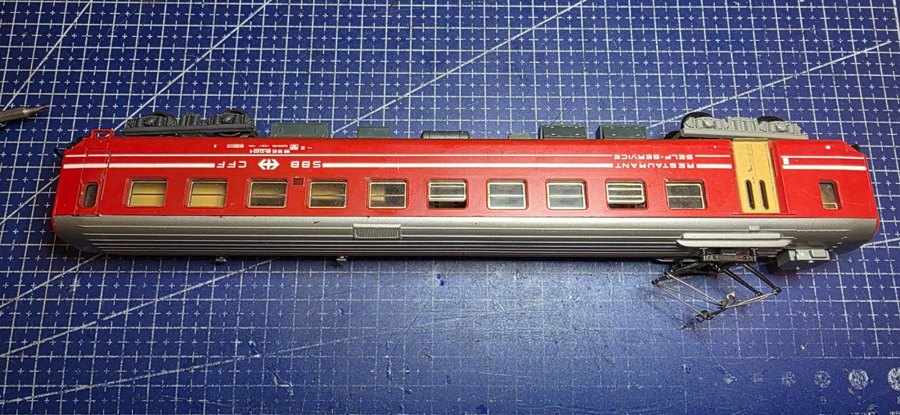 Lima Modellini di ferrovie: Lima SBB Restaurant Wagen HO/DC – Usato da Hochfelden venduto da Danizh0 2