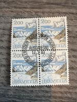 Schweiz Briefmarke Helvetia 200 Rappen, 1983, Viererblock
