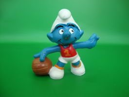 BASKETBALLER SCHLUMPF 1985 SCHLEICH W.GERMANY 5,5CM