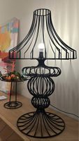 Moderne Lampe aus Metall, Schwarz, Top Zustand!