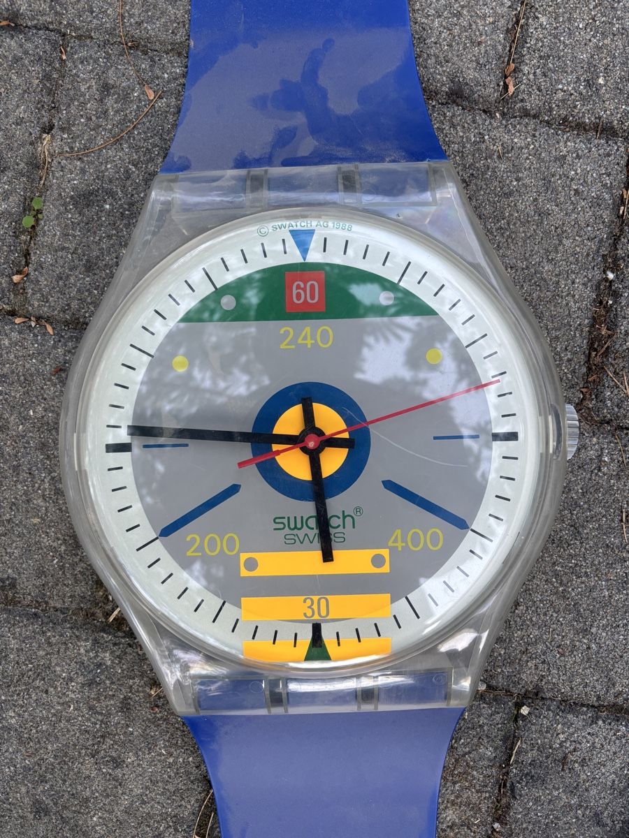 Swatch Orologi: Swatch Wanduhr selten – Usato da Hellikon venduto da Duema