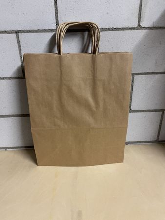 Papiertragetaschen braun 32x16x39 30 Stück