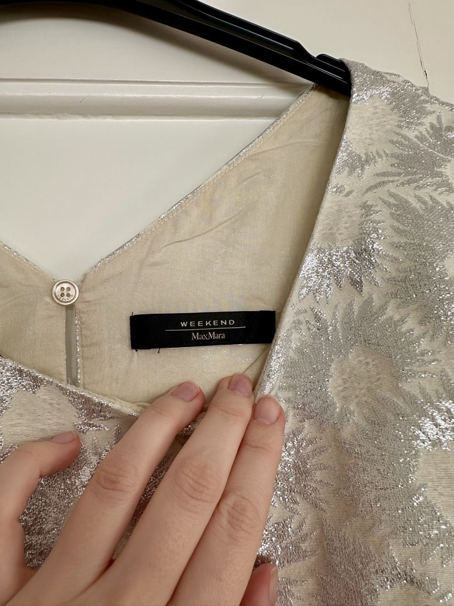 Max Mara Kleider: Weekend MaxMara party dress, silver, size S, festive – Neu (gemäss Beschreibung) aus Langnau am Albis von vitaklimova 1