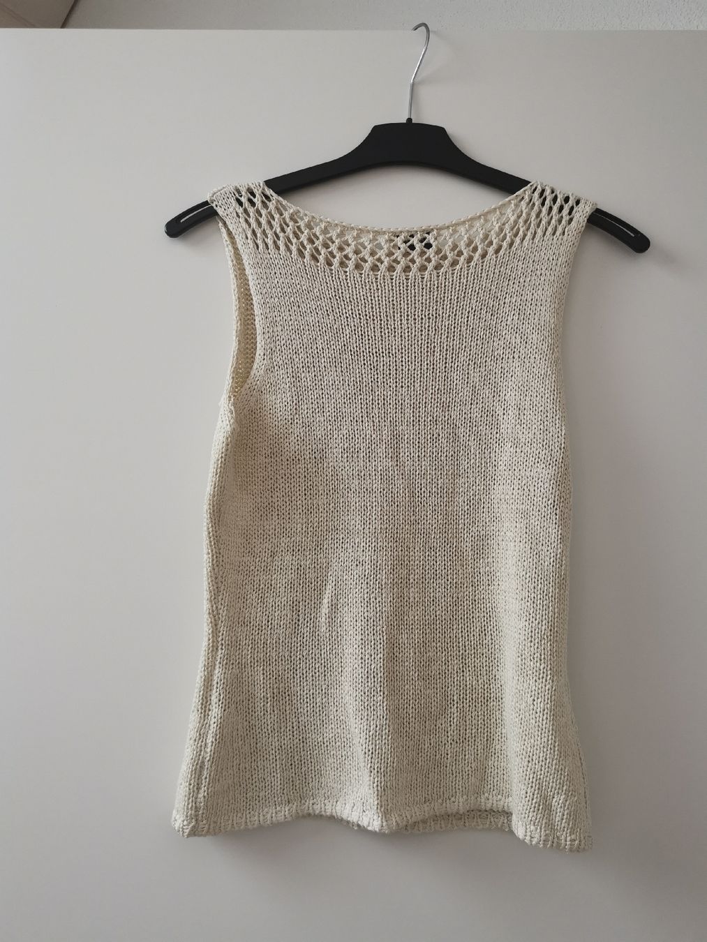 Top: VIA APPIA / 38 / M /Damentop/ beige Fransen Boho gestrickt – Nuovo (secondo la descrizione) da Hergiswil NW venduto da Angfri 3