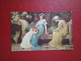 AK Kunst Color antik Goodmann Andenken Souvenir