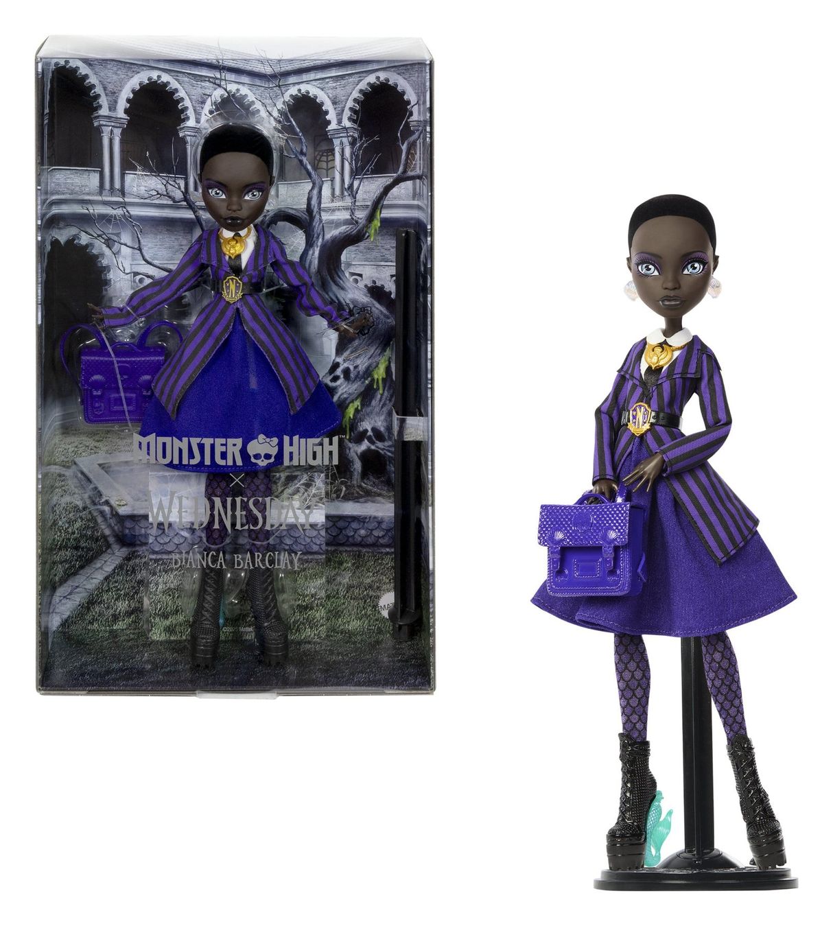 Bambole: Monster High x Wednesday poupée Bianca Barclay – Nuovo e nell'imballaggio originale da St-Imier venduto da ATTAKSHOP 1