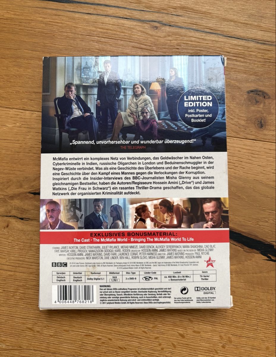 Tutti i DVDs: McMafia - komplette Staffel 1 – Usato da Luchsingen venduto da NEgli01 1