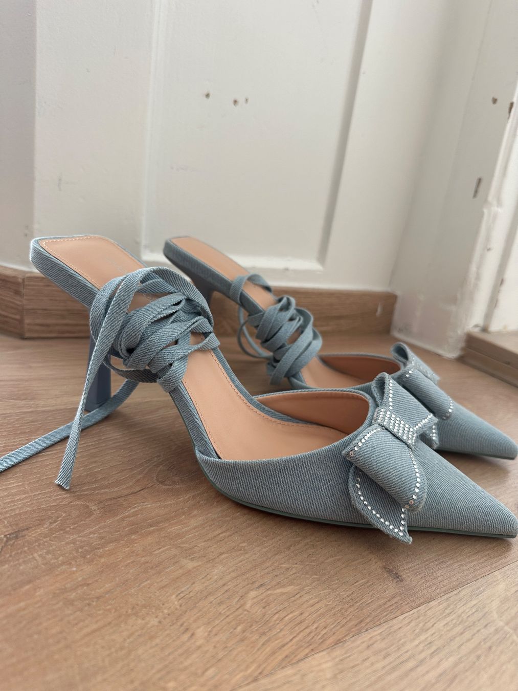 Scarpe da donna: Jeans Schnür Heels – Nuovo (secondo la descrizione) da Chur venduto da sivik 2