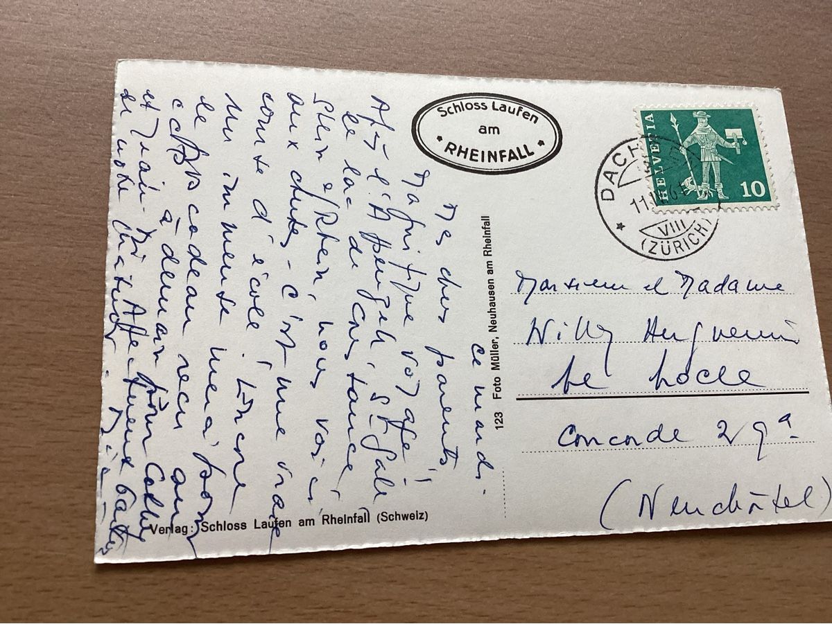Cartoline postali: AK Rheinfall – Usato da Wassen UR venduto da SABDOM 1