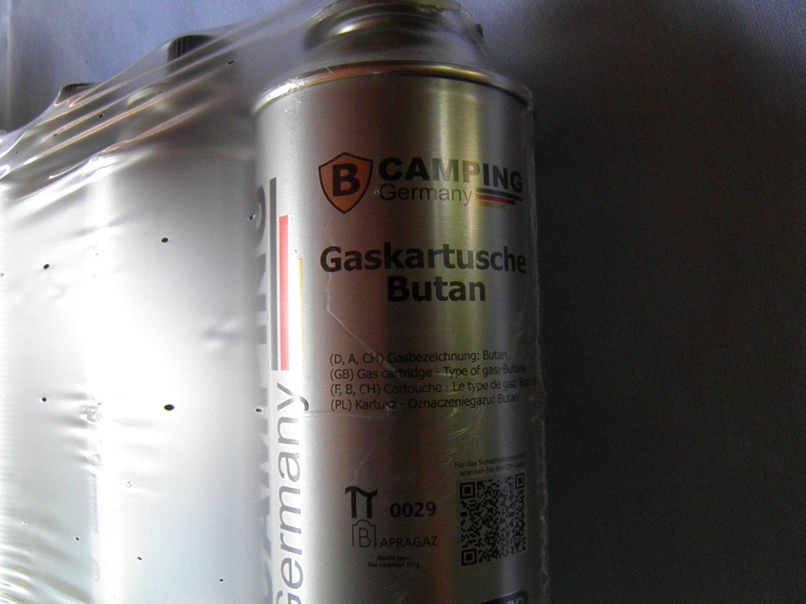 Apparecchiature e tecnologia a gas: 12 B-Camping Gaskartuschen / Ventilkartuschen – Nuovo e nell'imballaggio originale da Triesen FL venduto da Trigon 3