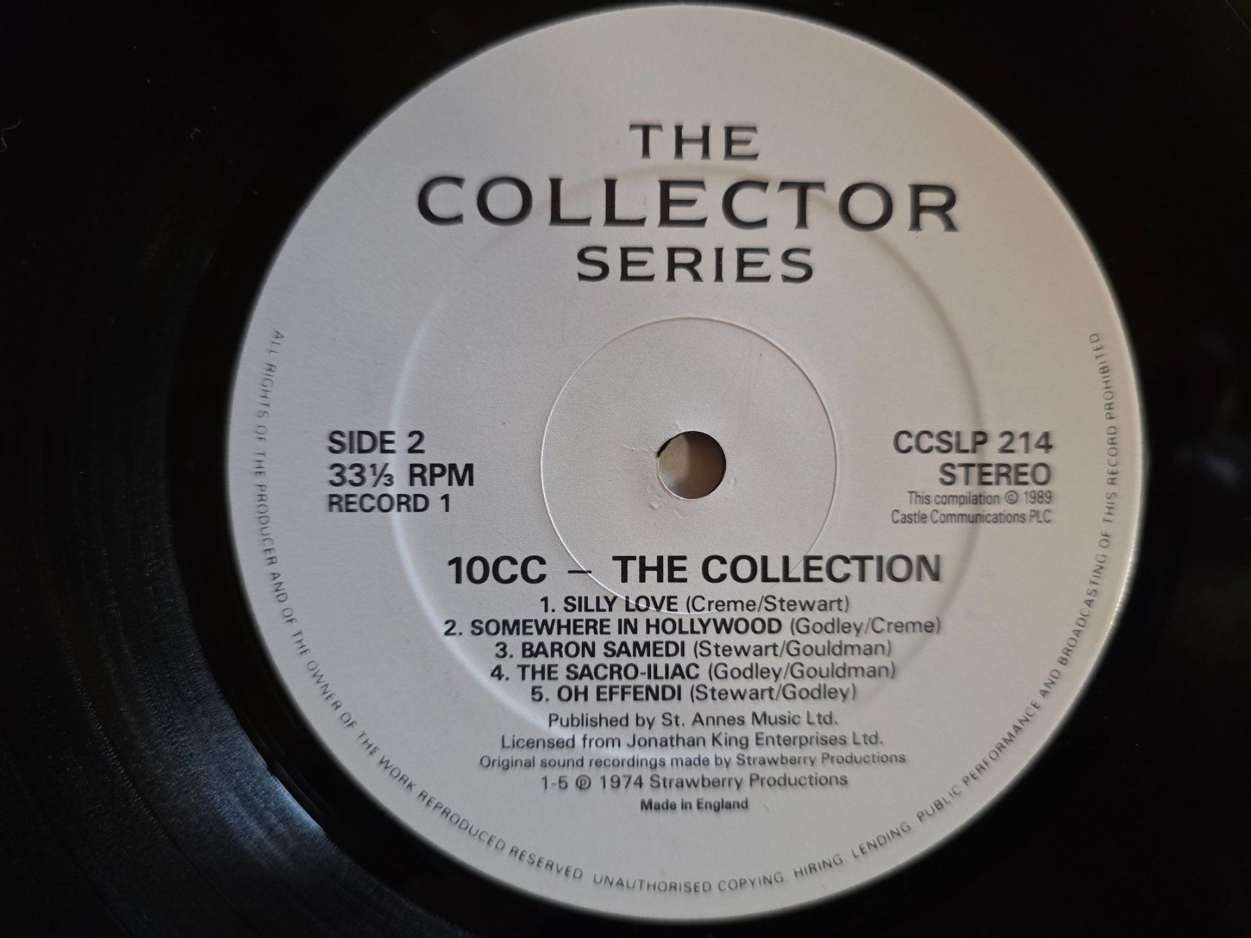 Dischi in vinile: Doppel Vinyl LP: 10CC - The Collection - 1989 – Usato da Walterswil BE venduto da Lonitti 1