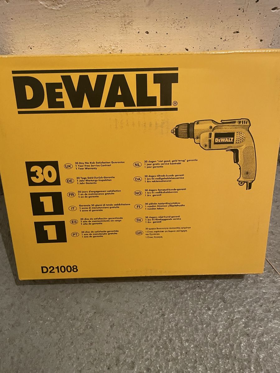 Dewalt Trapani: Bohrmaschine DeWalt D21008 Neu – Nuovo e nell'imballaggio originale da St. Gallen venduto da besi97 5