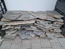 Bodenplatten Luserna Polygonal
