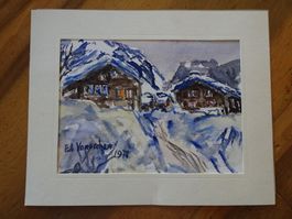 Edy Voneschen Samedan "1 Tag vor Abbruch alte Post gerettet"