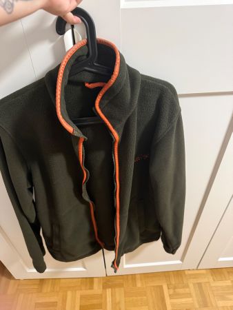 Fleecejacke Breitling Grösse M dunkelgrün guter Zustand