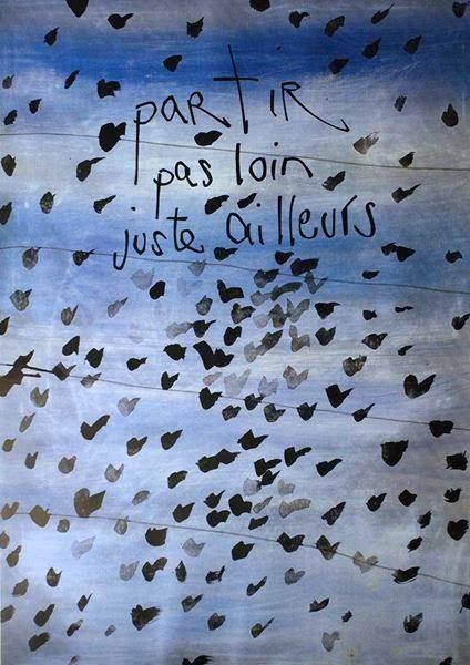 Poster & Bilder: partir pas loin juste ailleurs – Neu (gemäss Beschreibung) aus Bern von Vintage-Art-Poster