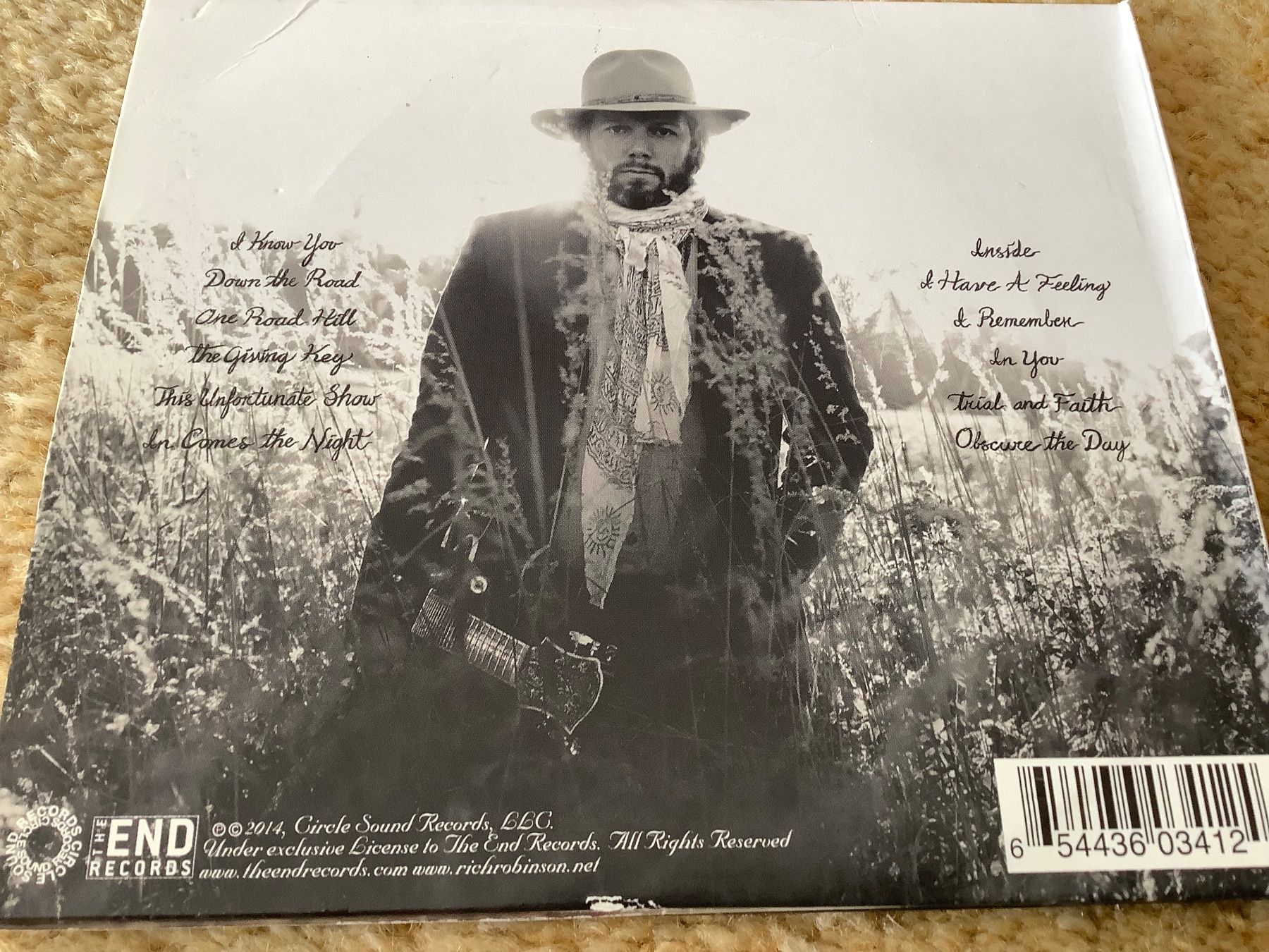 CD: Rich Robinson * The Ceaseless Sight – Usato da herzogenbuchsee venduto da HIFIANER 1