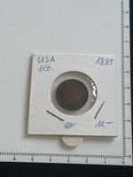 USA 1 Cent Indian Head 1889 Münze(I1)