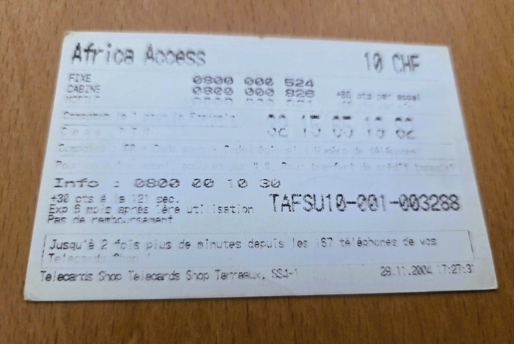 Schede telefoniche: PREPAID - SCHWEIZ – Usato da Brüttisellen venduto da Nighttrain 1