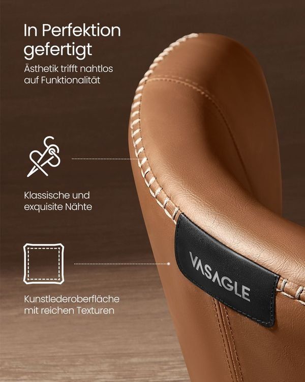 Sedie: Esszimmerstühle 2er Set Kunstleder Mid-Century ECCO – Nuovo e nell'imballaggio originale da Lachen SZ venduto da MAMORU-MOEBEL 3