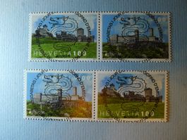 2017 Sondermarken Burgen Europa ET Vollstempel 1636-1637 Z 2