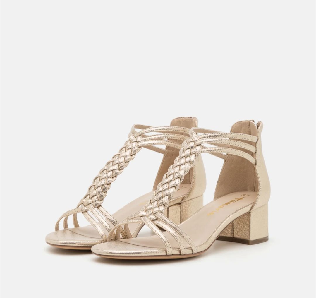 Zalando Scarpe da donna: Sandalen gold, Gr. 41 – Nuovo (secondo la descrizione) da Winterthur venduto da voan 1