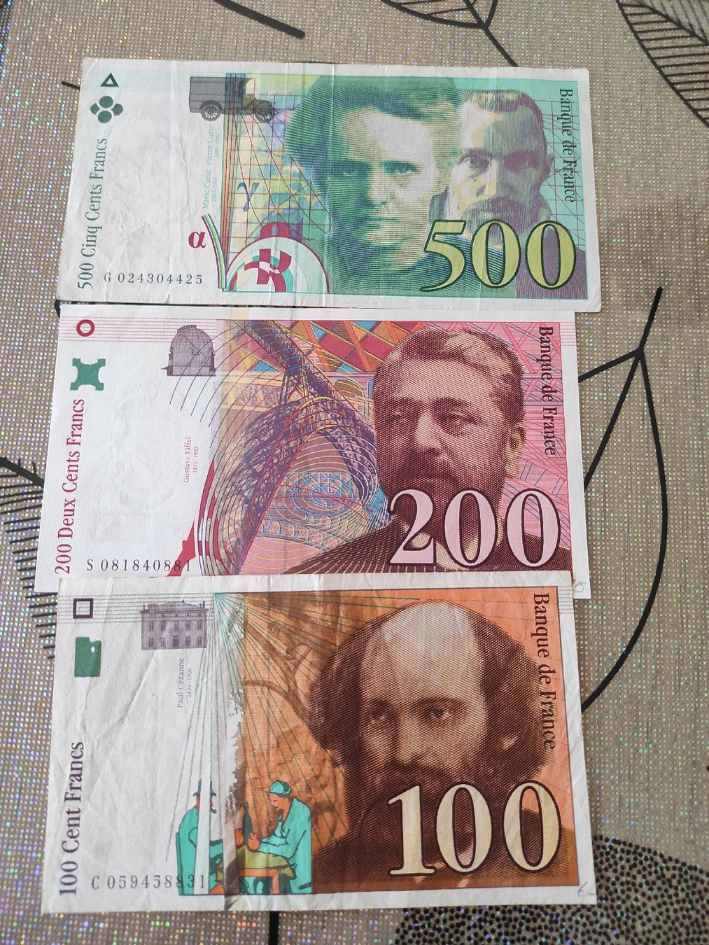 Banknoten: serie billets françaises V Republic  – Gebraucht aus Couvet von lulul 1