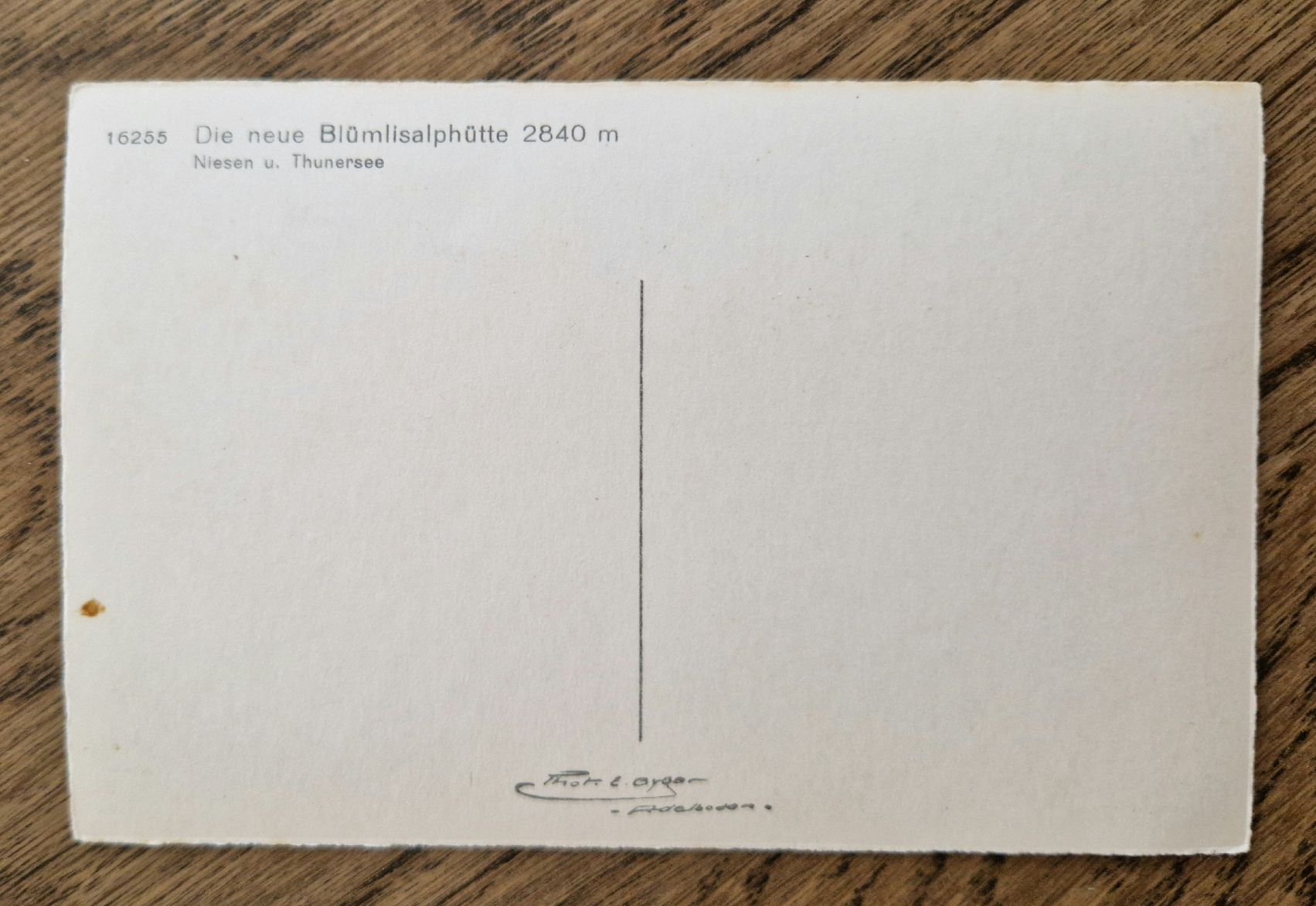 Cartoline postali: Die neue Blümlisalphütte – Usato da Ebikon venduto da Donar50 1