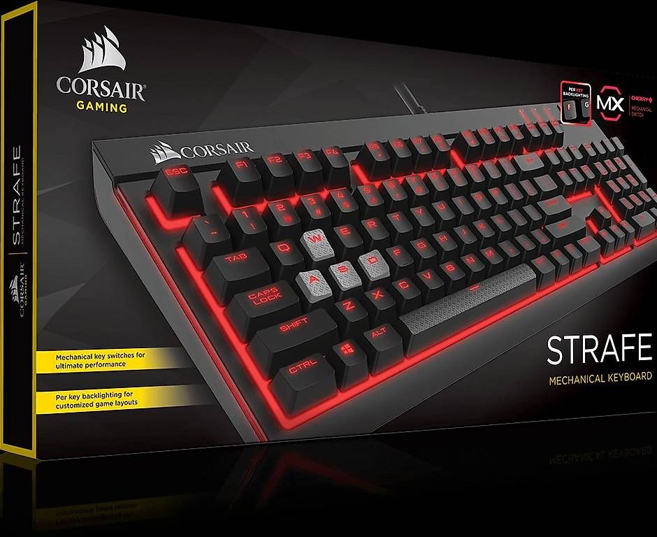 Corsair Tastiere: Corsair Gaming STRAFE Cherry MX Blue – Usato da Kriens venduto da SupiDupiDeal 1