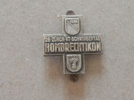 Abzeichen Kant. Schwingfest Schwingen Hombrechtikon ZH 1938