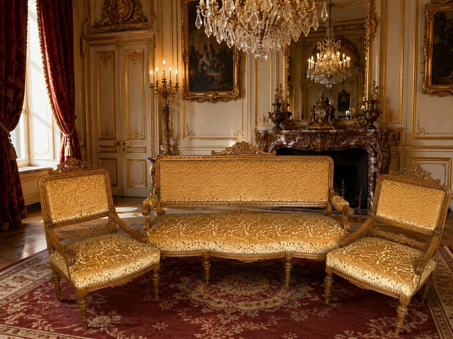 Divani: Antikes Biedermeier Sofa und Sessel Top Zustand – Usato da Schaan venduto da Auring61 1