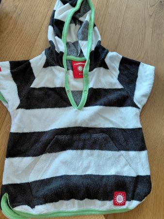 Badeponcho Reima Kinder Grösse 80 gestreift