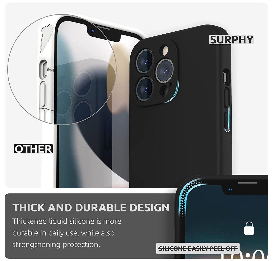 Cover & Protezioni schermo: iPhone 13 Pro Soft Touch Silikon Case Hülle - schwarz – Nuovo e nell'imballaggio originale da Rorschacherberg venduto da elektrofreak 1