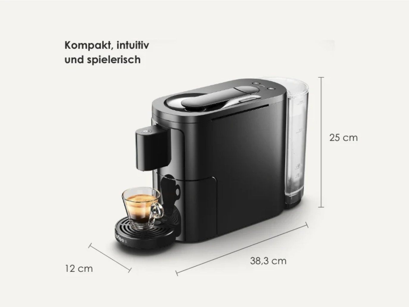 Coffee B Macchine per caffè & Macchine per espresso: Kaffemaschine CoffeB Pluto & CoffeeB Lungo Discovery Set 54 – Nuovo e nell'imballaggio originale da Böttstein venduto da R.Y.A.N.