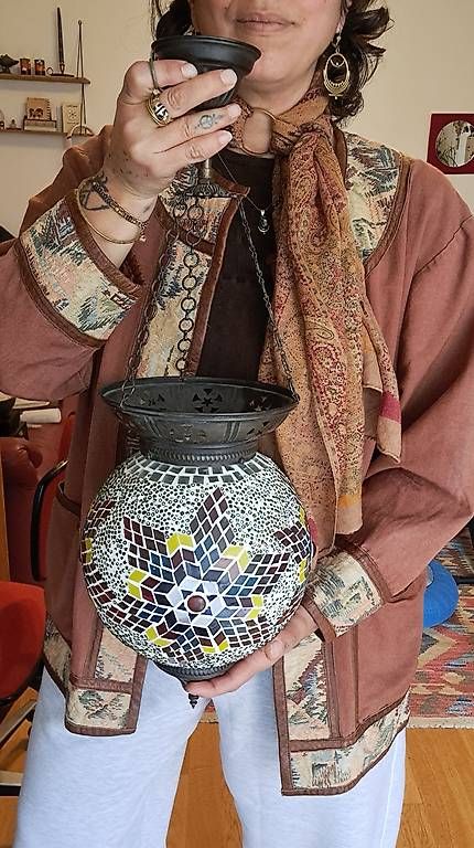 Lampadari & plafoniere: Mosaik Hängelampe – Usato da zürich venduto da Shanti79 1