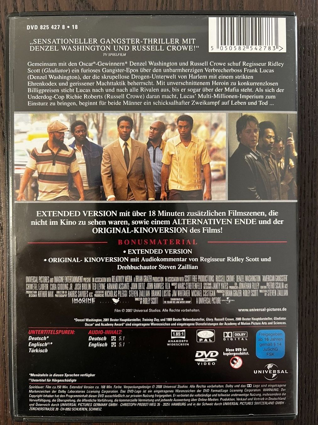 Tous les DVDs: American Gangster – D'occasion à Zürich par FilmFreunde 1