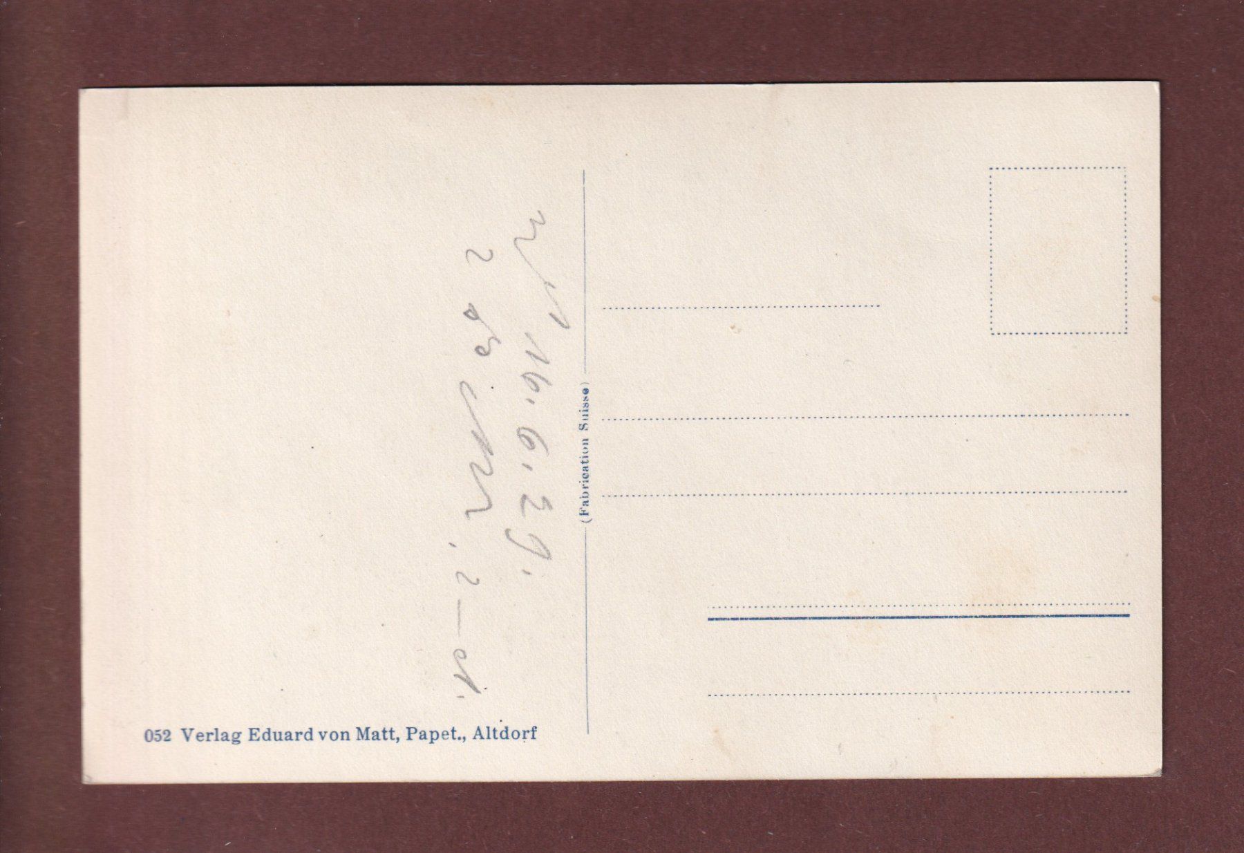 Cartoline postali: KLAUSENSTRASSE gegen Passhöhe – Usato da Pully venduto da nicecards 1