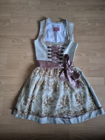 Dirndl Krüger Madl hellgrün / Grösse 36